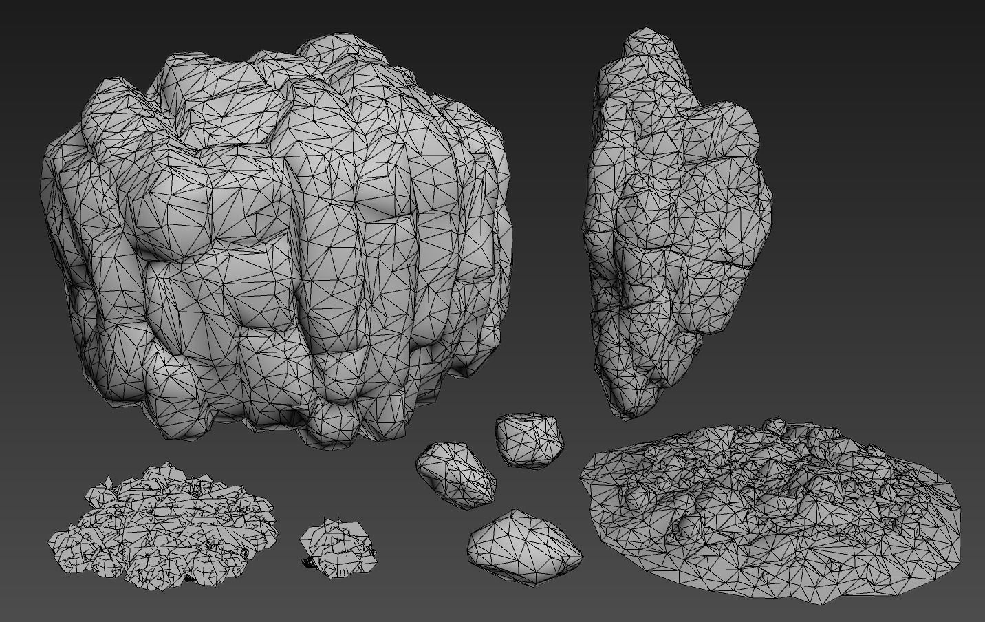 Environment Bundle Low-poly 3D model_8