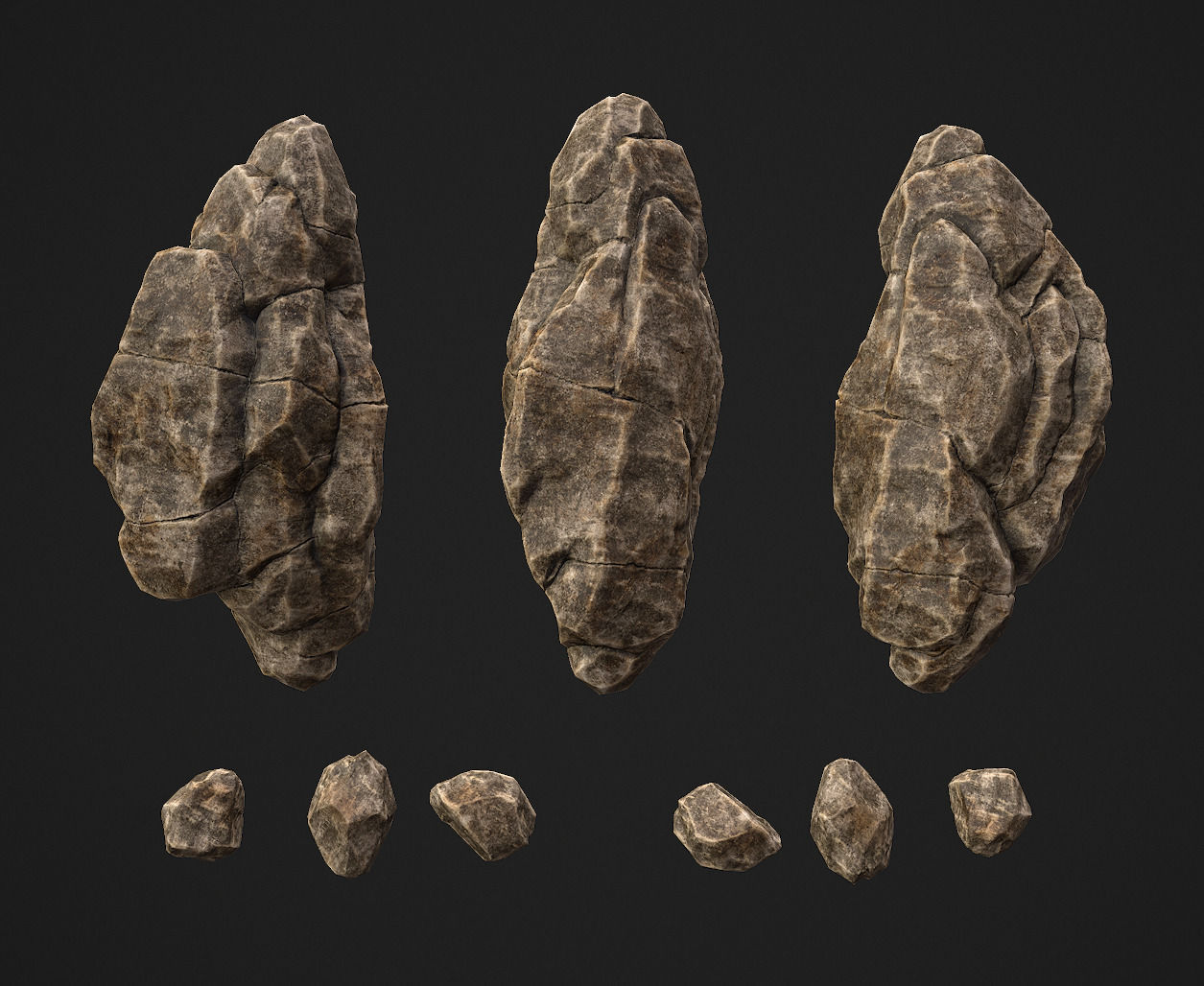 Environment Bundle Low-poly 3D model_3