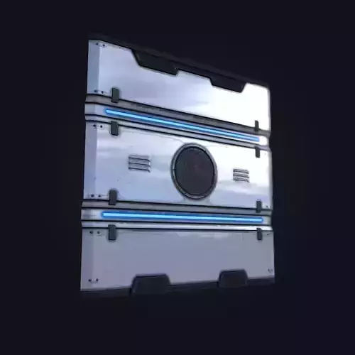 Sci-Fi Panel 2 - Low Poly Low-poly 3D model