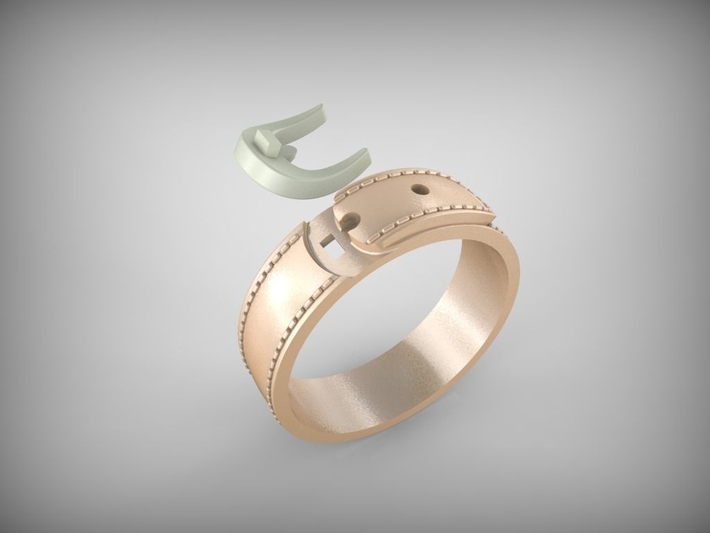 Ring Belt 3D print model_4
