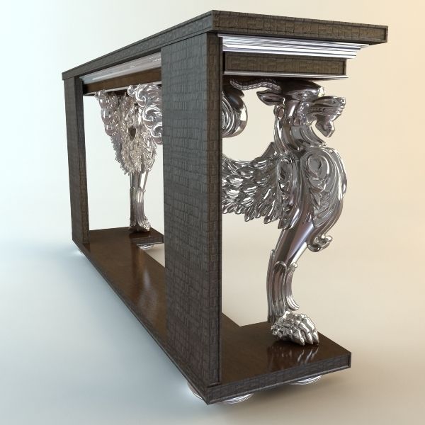 Gryphon Table Console 3D model_1