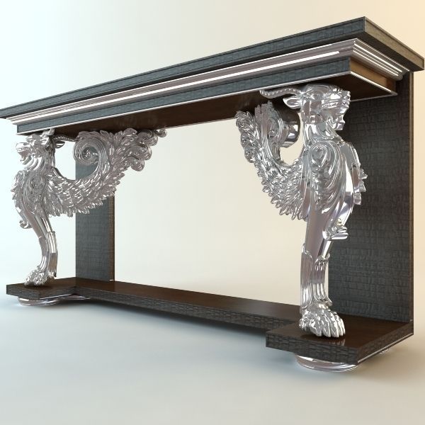 Gryphon Table Console 3D model_12