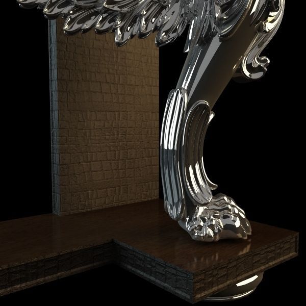 Gryphon Table Console 3D model_7