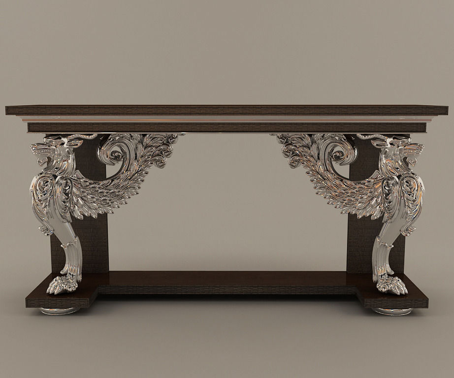 Gryphon Table Console 3D model_0