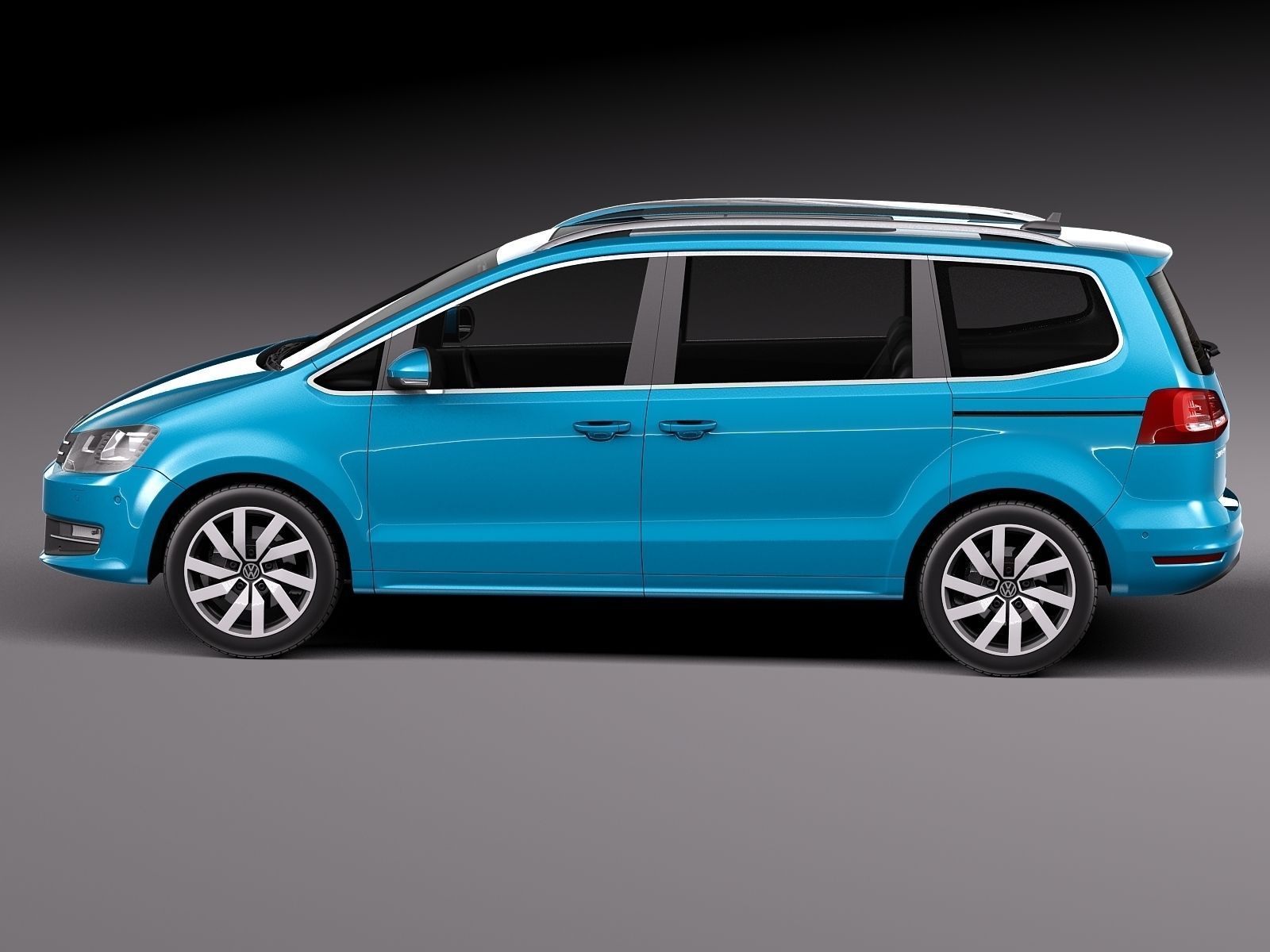 Volkswagen Sharan 2016 3D model_5