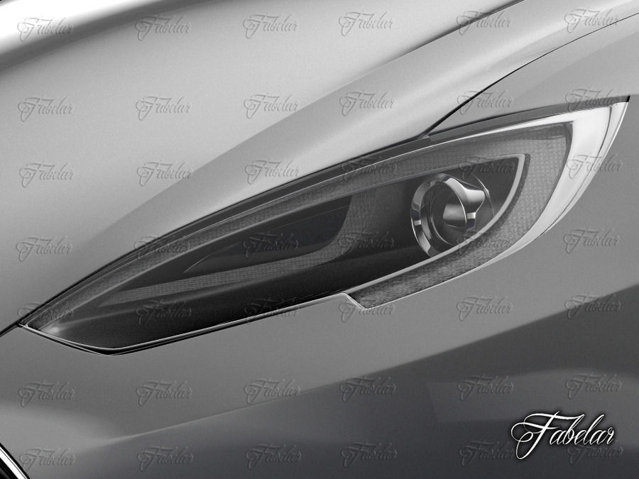 Tesla S 2013 3D model_10