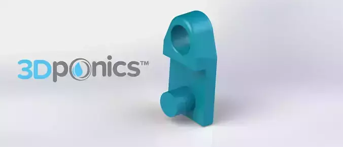 Outer Clip - 3Dponics Drip Hydroponics Free 3D print model