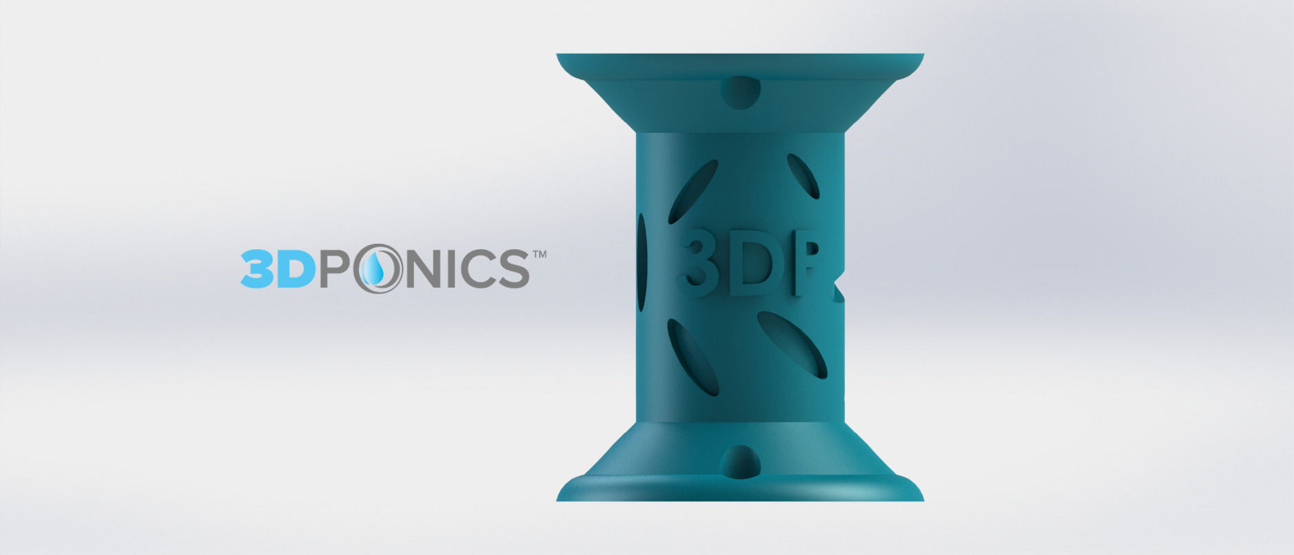 Large Bottle Connector - 3Dponics Open-Source Gardening Free 3D print model_2