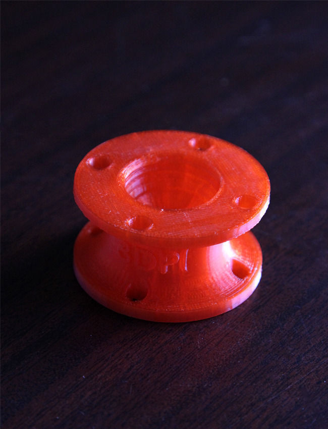 Small Bottle Connector - 3Dponics Open-Source Gardening Free 3D print model_3