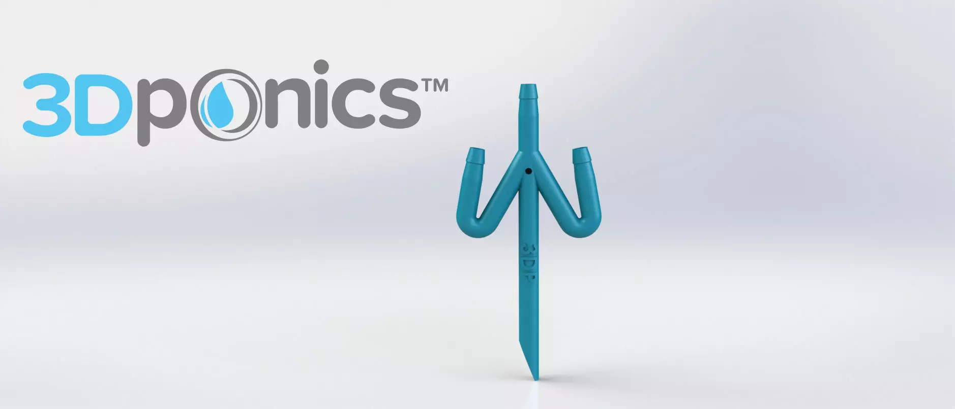 Conduit with Hole - 3Dponics Drip Hydroponics Free 3D print model_0