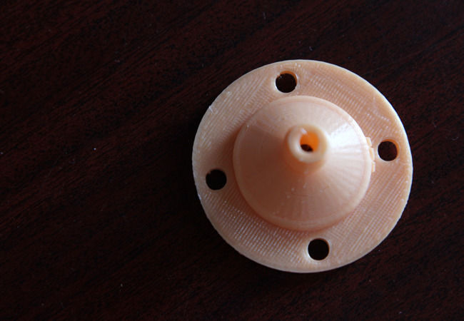 4-Hole Drip Nozzle - 3-8 Inch 3Dponics Drip Hydroponics Free 3D print model_4