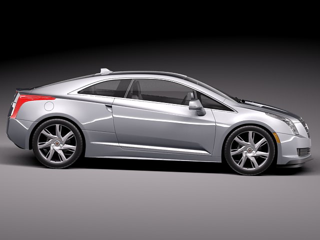 Cadillac ELR 2014 3D Model .max .obj .3ds .fbx .c4d .lwo .lw .lws ...