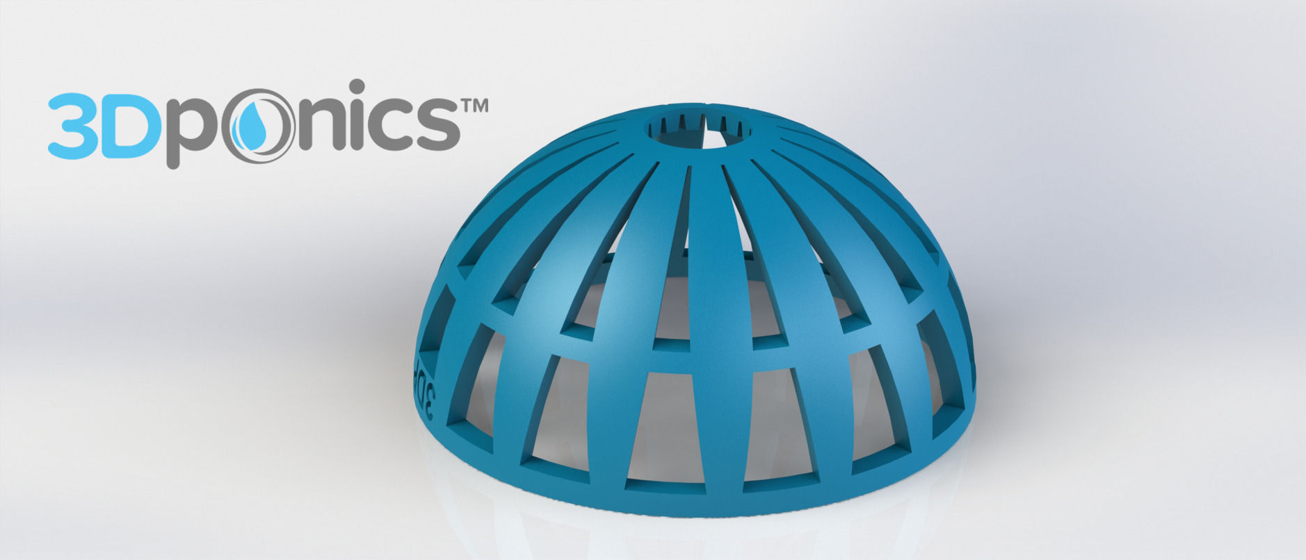 Grow Media Basket V2 - 3Dponics Drip Hydroponics Free 3D print model_1