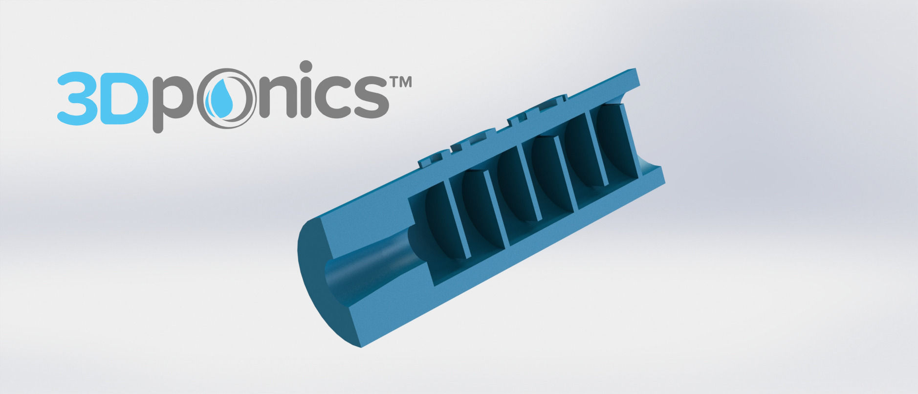 Silencer -3Dponics Drip Hydroponics Free 3D print model_1