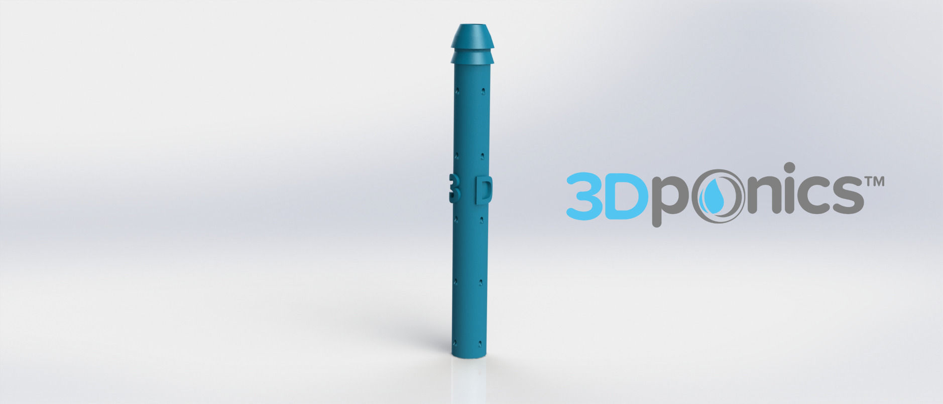 Sprinkler for Roots 3-8 inch - 3Dponics Drip Hydroponics Free 3D print model_1