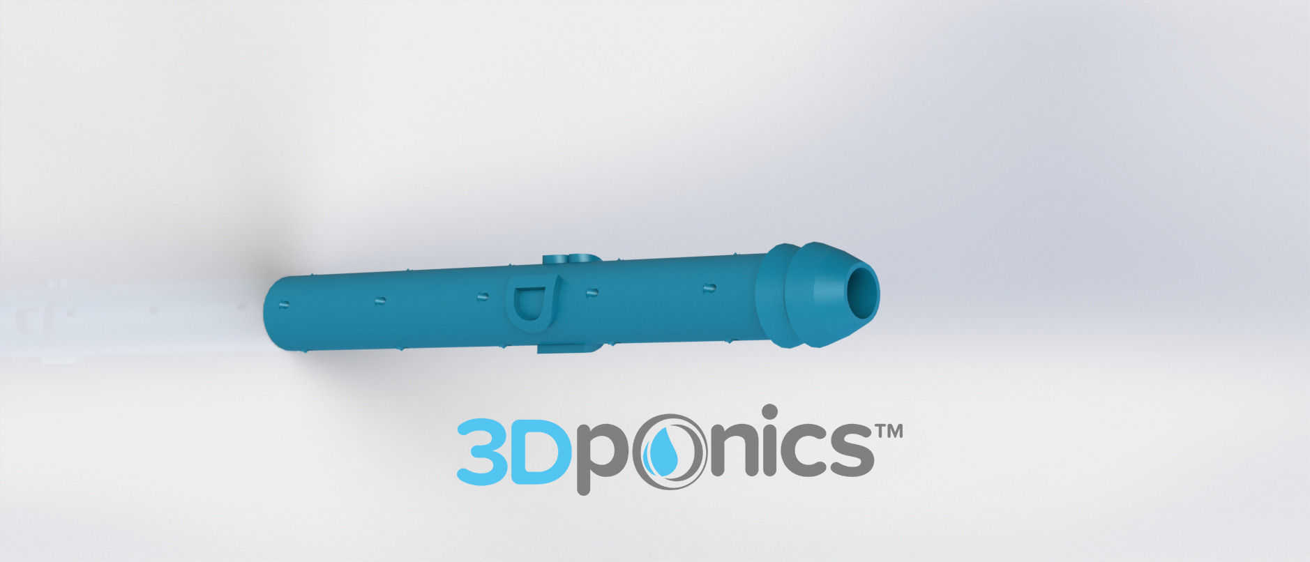 Sprinkler for Roots 3-8 inch - 3Dponics Drip Hydroponics Free 3D print model_2