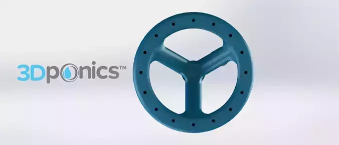 Sprinkler Head 3-4 inch - 3Dponics Drip Hydroponics Free 3D print model