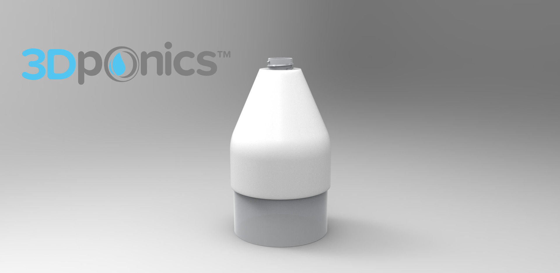 Bottle Sleeve - 3Dponics Drip Hydroponics Free 3D print model_2