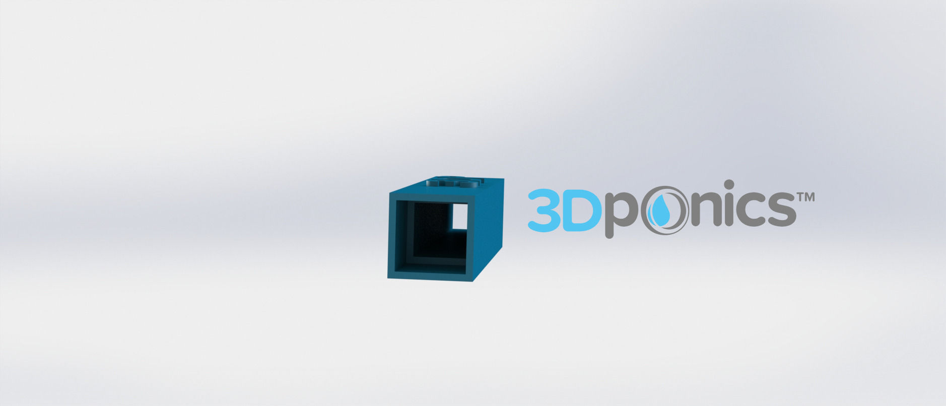 Square Support Rod - 3Dponics Drip Hydroponics Free 3D print model_1