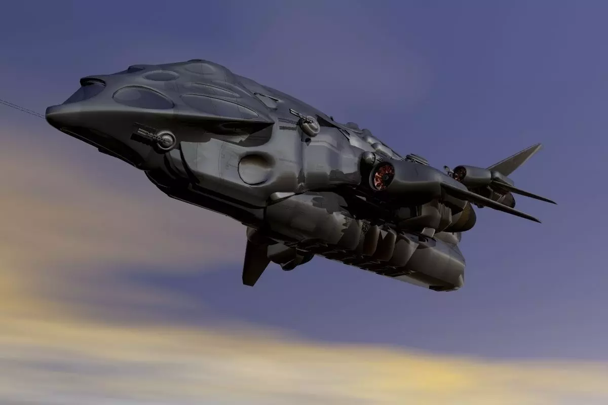 Federation Cargo Military 3D model_0