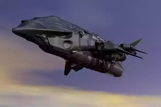 Federation Cargo Military  3D model