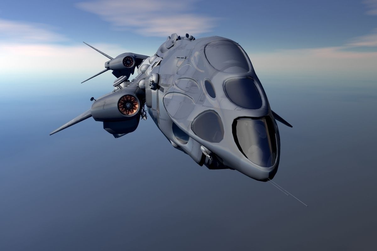 Federation Cargo Military 3D model_1