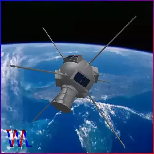 Vanguard I Satellite 3D model