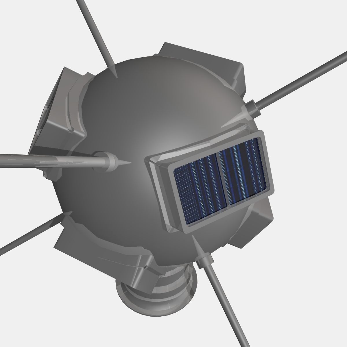 Vanguard I Satellite 3D model_5