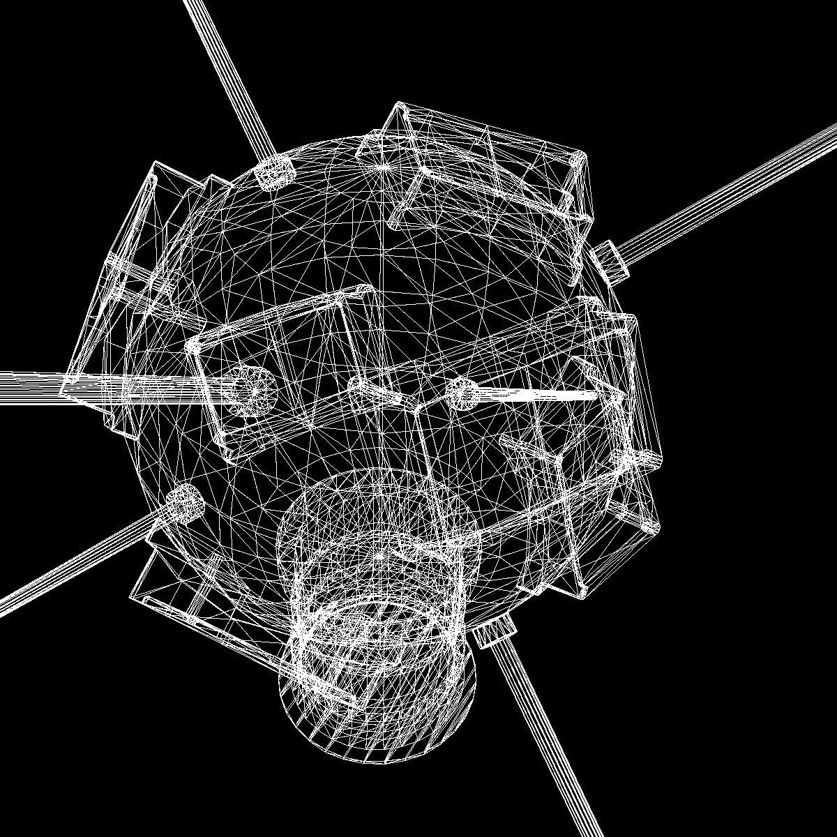 Vanguard I Satellite 3D model_9