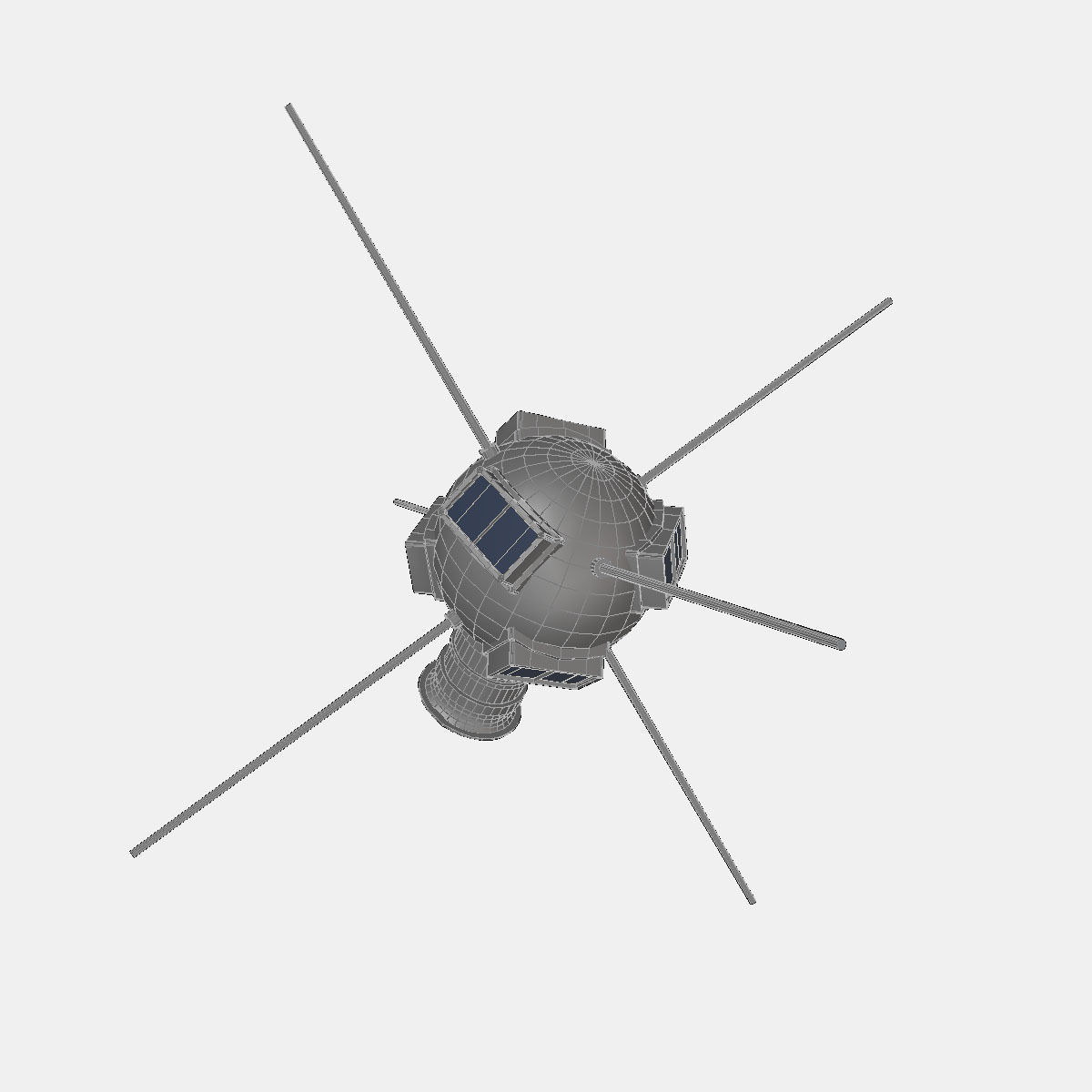 Vanguard I Satellite 3D model_3