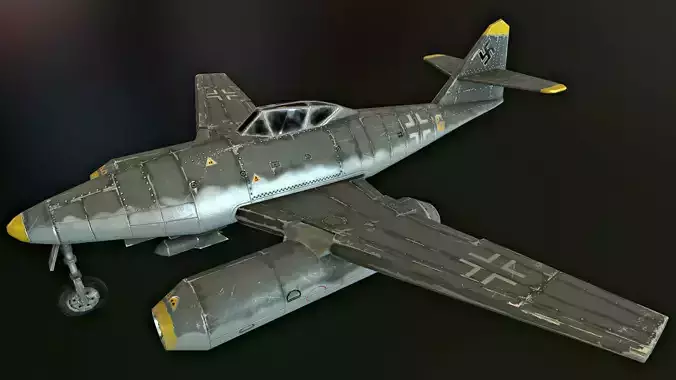 World War II Aircraft Low-poly 3D model