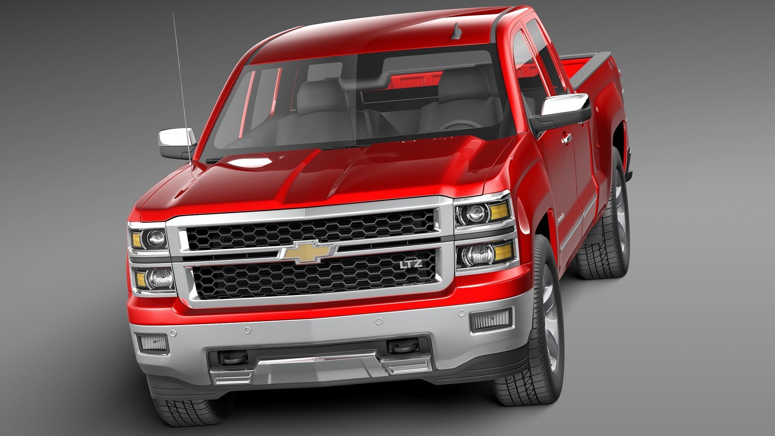 Chevrolet Silverado 1500 crew cab 2013 3D model_1