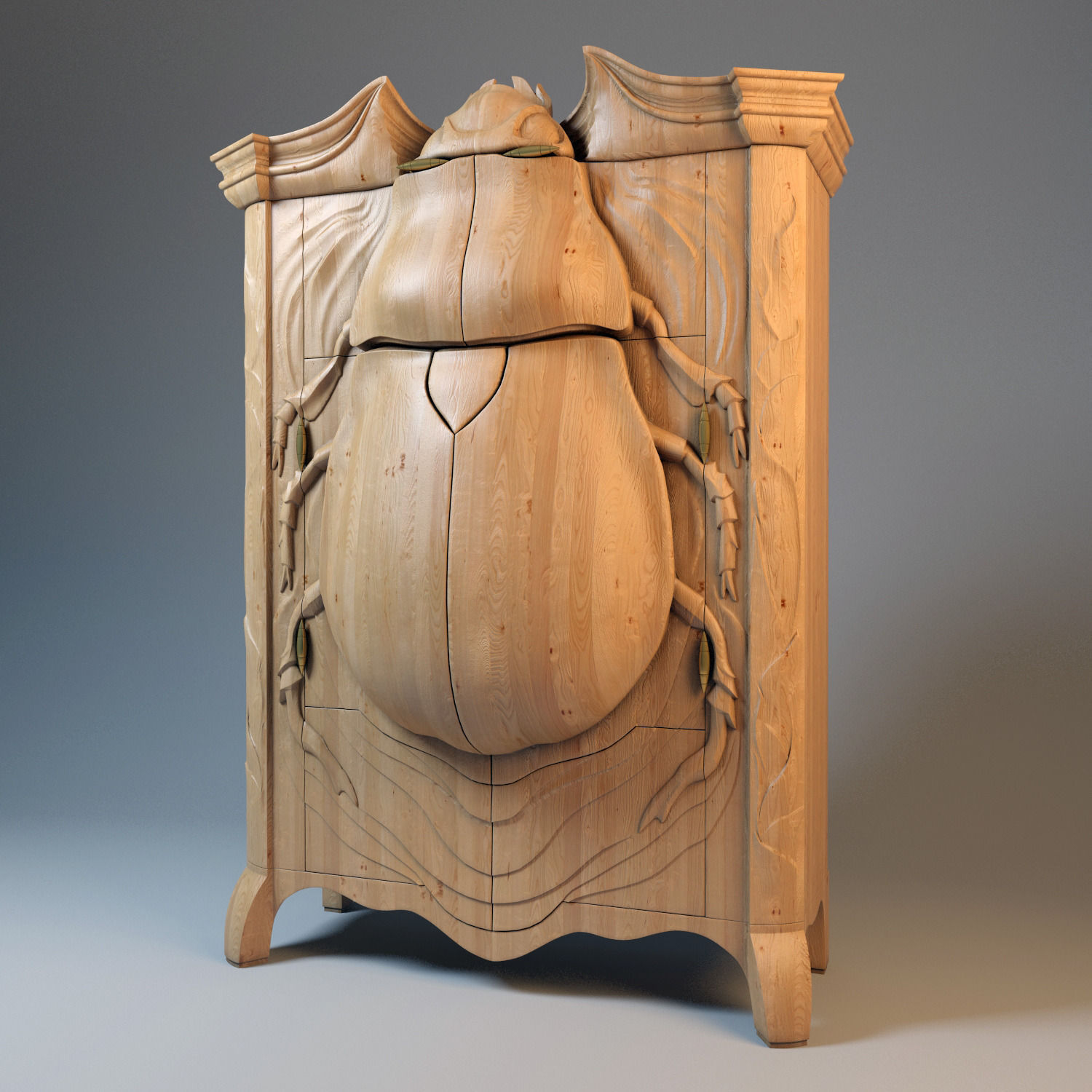 Beetle Cabinet 3D model