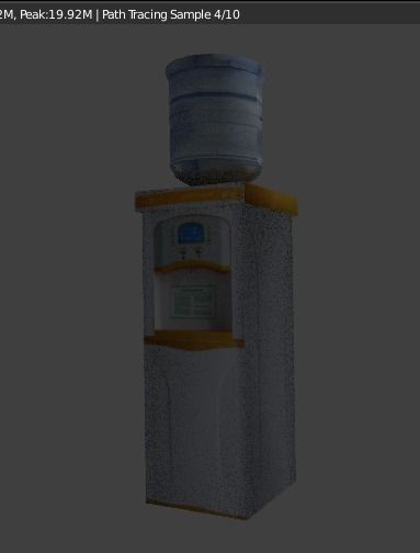 Water Dispenser Free low-poly 3D model