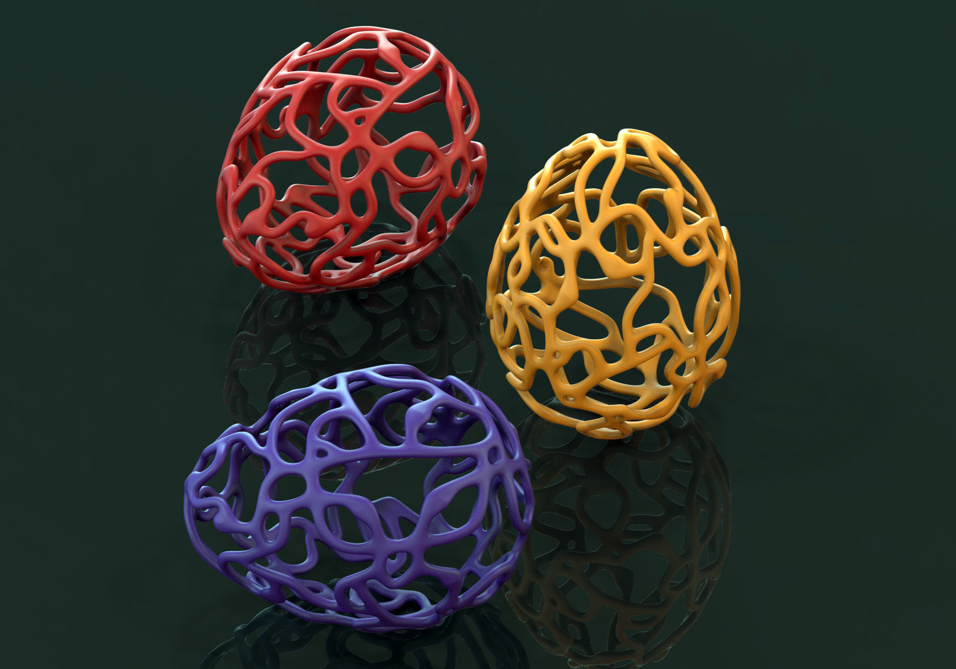 Vase Easter Rabbit  Voronoi 3D print model 3D print model_6