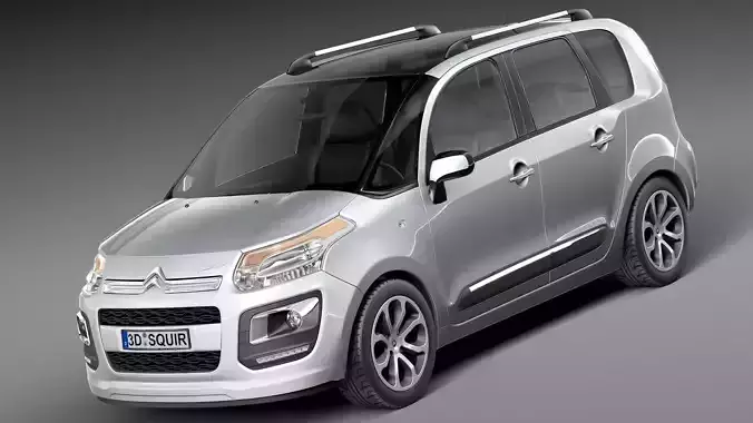 Citroen C3 Picasso 2013 3D model