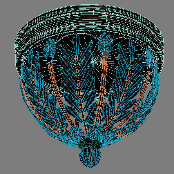 Beautiful Celling Light  3D model_2