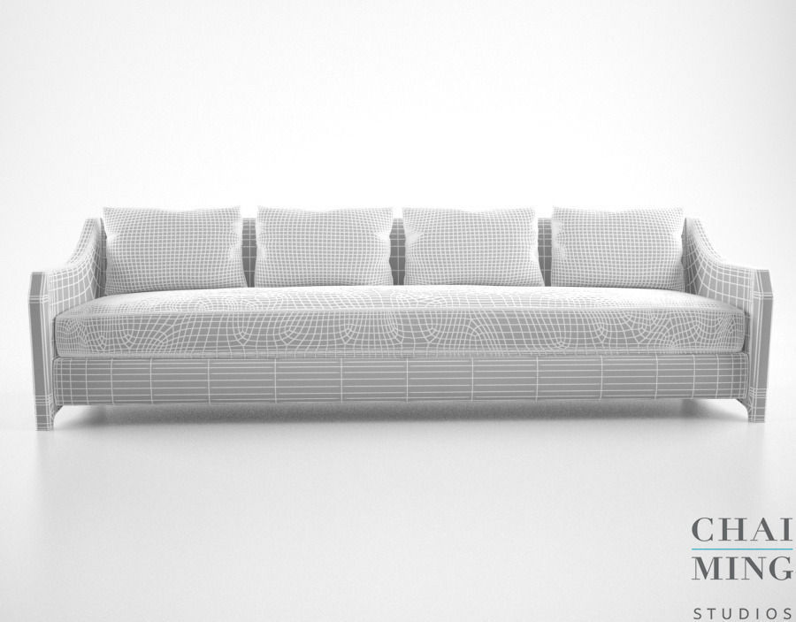 Chai Ming Studios Emperor sofa 3D model_4