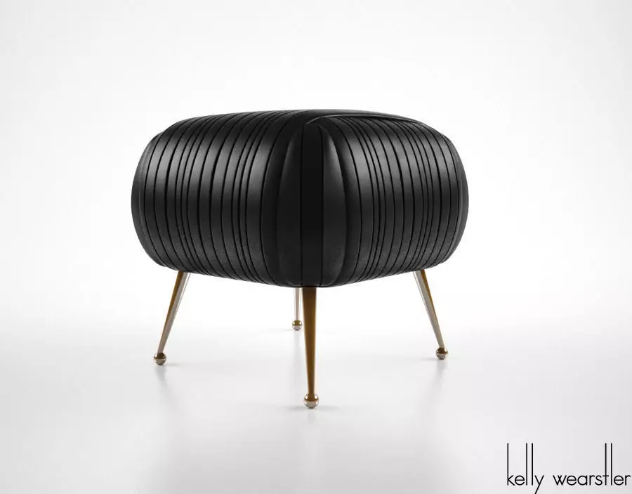 Kelly Wearstler Souffle Ottoman 3D model