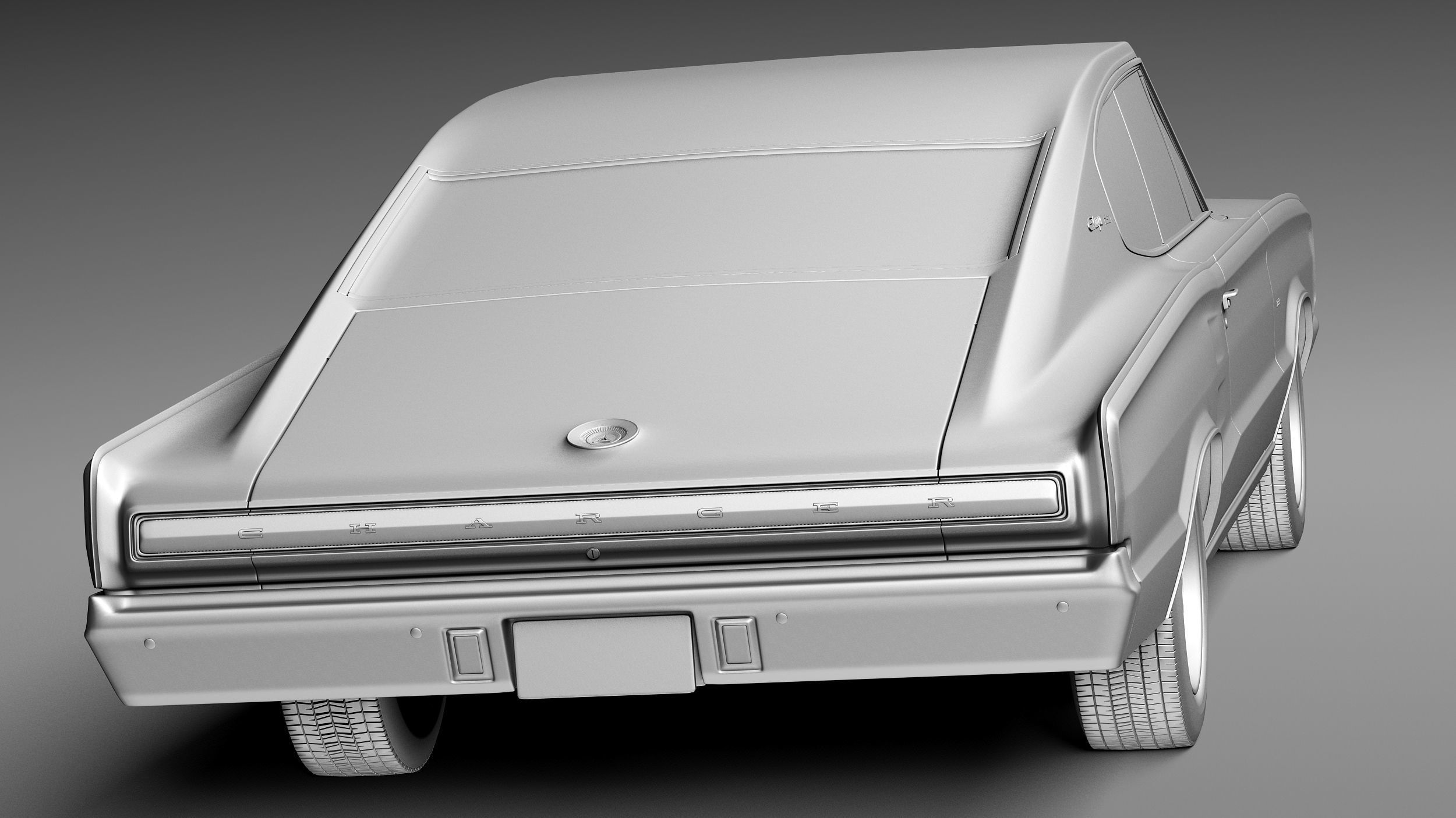 Dodge Charger 1966 3D model_13