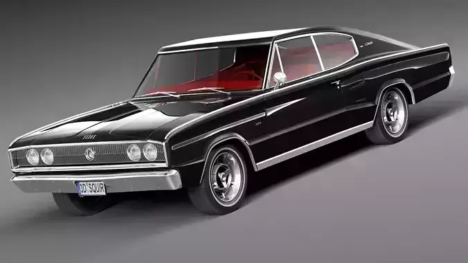 Dodge Charger 1966 3D model