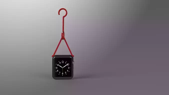 Apple hook 3D print model
