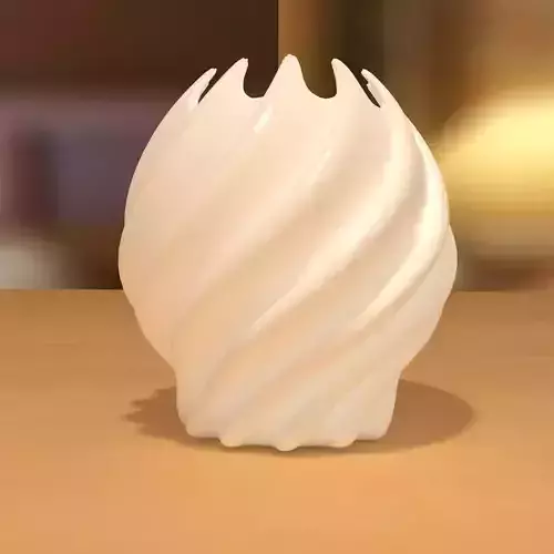 Twisted King Vase Free 3D print model