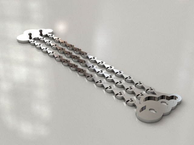 Little Drops of Heaven Jewelry Set 3D print model_2