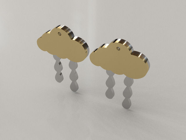 Little Drops of Heaven Jewelry Set 3D print model_3