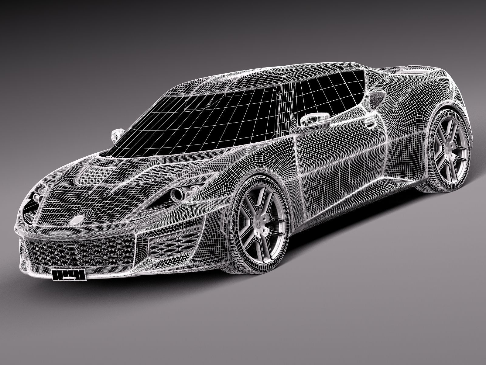 Lotus Evora 400 2016 3D model_8