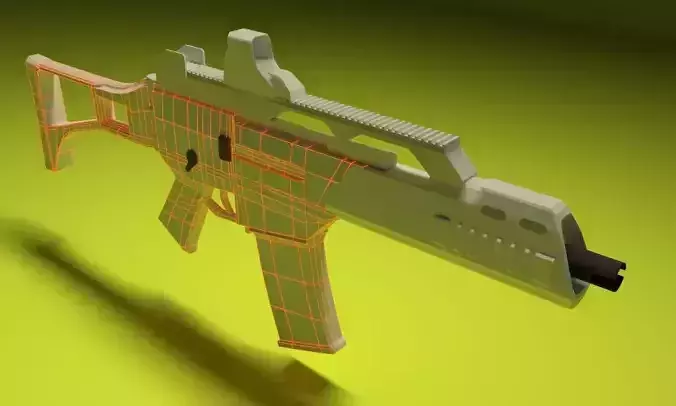 Heckler and Koch G36C Free 3D model