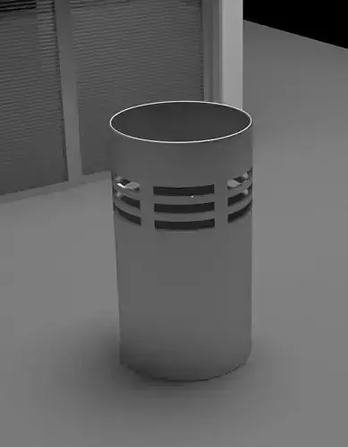 office trash can Free 3D model
