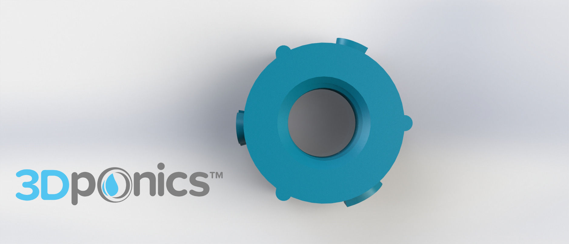 Nut - 3Dponics Non-Circulating Hydroponics Free 3D print model_1