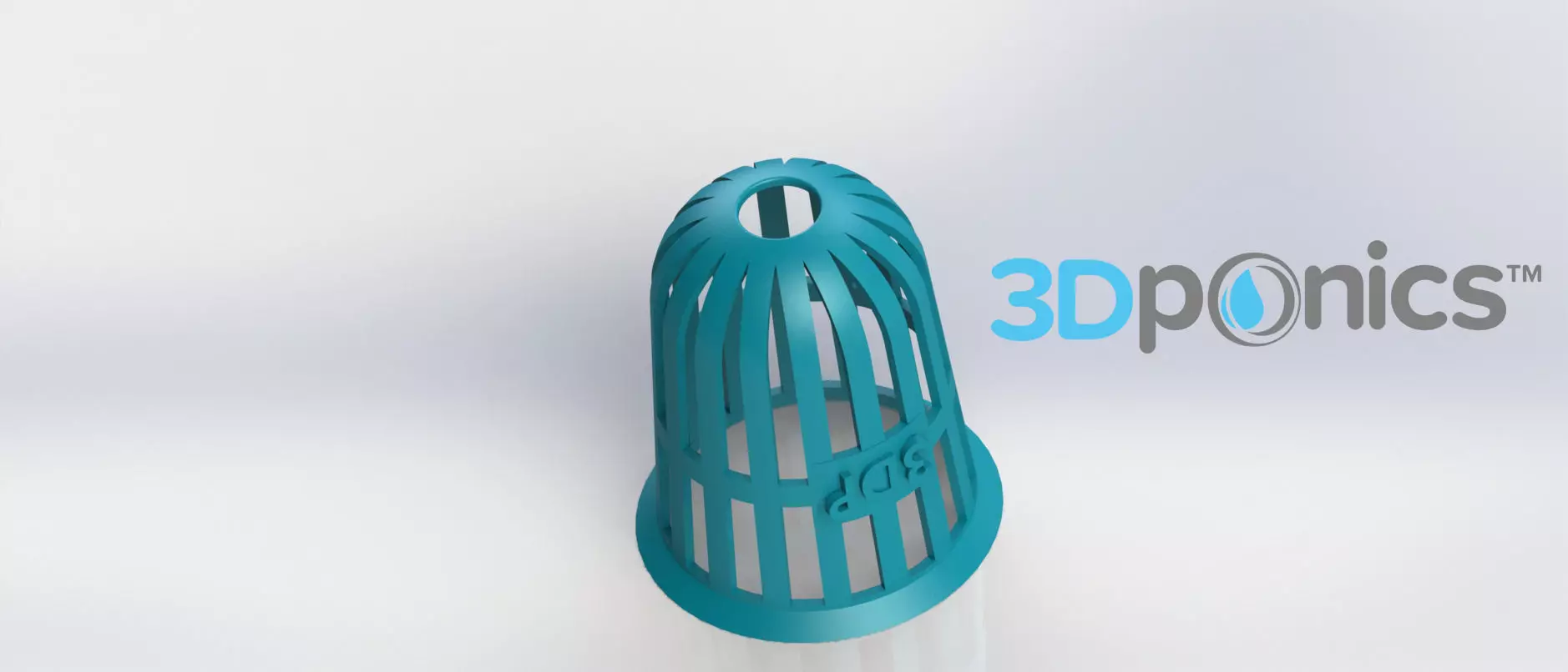Round Planter - 3Dponics Non-Circulating Hydroponics Free 3D print model_0
